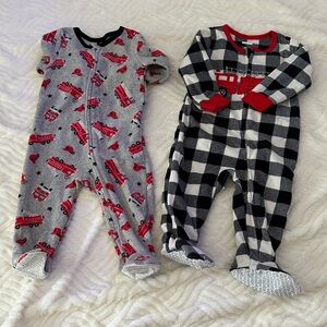 Fire Truck Themed Kids One Pieces Set